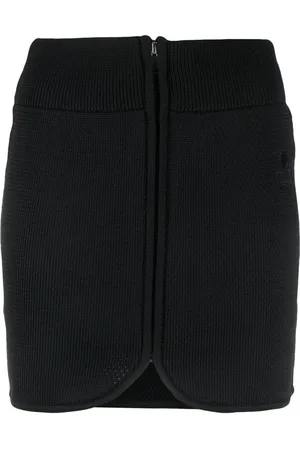 Marant Etoile Olgane stickad minikjol med broderad logotyp