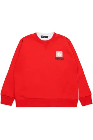 Dsquared2 Fleecetröja med logotypmärke