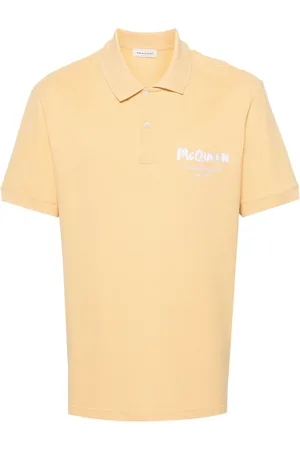 Alexander McQueen Pikétröja med broderad logotyp
