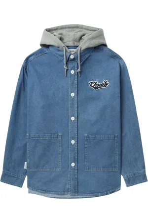 Chocoolate Jeansjacka med logotypapplikation
