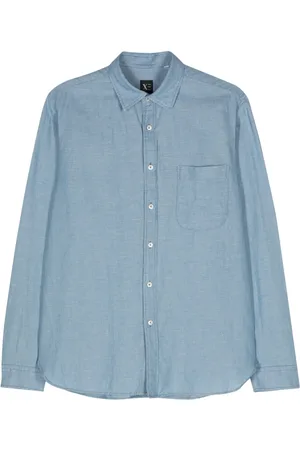 Xacus Långärmad skjorta i chambray