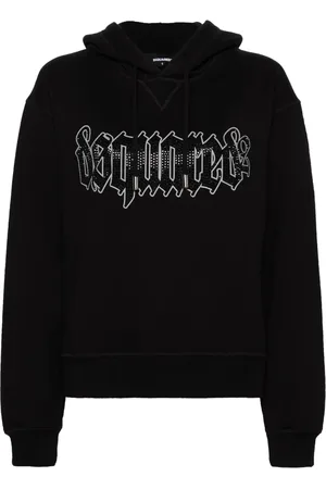 Dsquared2 Hoodie med logotyp
