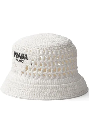 Prada Fiskehatt med broderad logotyp