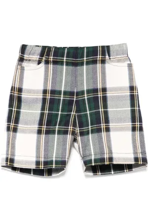 LA STUPENDERIA Skotskrutiga shorts