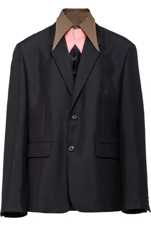Prada Blazer med avtagbar krage