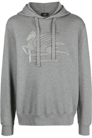 Etro Hoodie med logotypstämpel