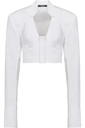 Balmain Croppad blus