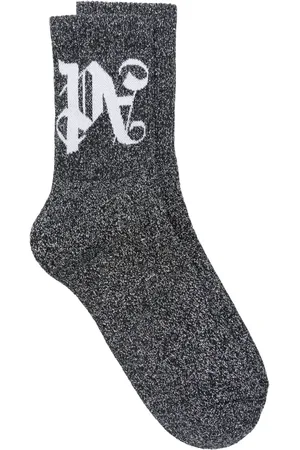 Palm Angels Strumpor i lurex med monogram