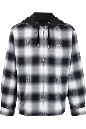 Givenchy Rutig jacka i oversize