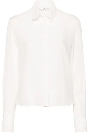 ERMANNO SCERVINO Skjorta med spetskrage