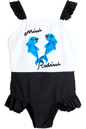 Mini Rodini Baddräkt med delfintryck