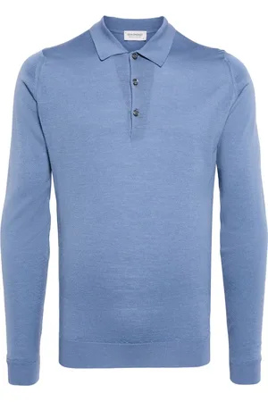 JOHN SMEDLEY Långärmad pikétröja