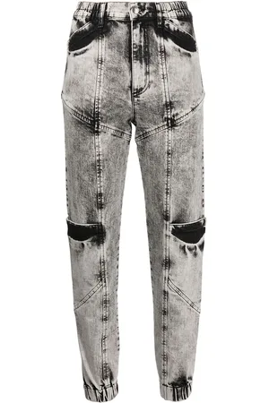 Retrofete Tatum syratvättade jeans