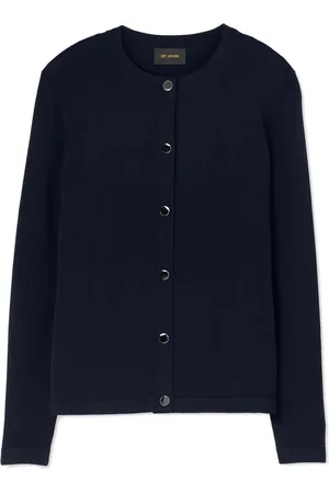 ST. JOHN Stickad cardigan