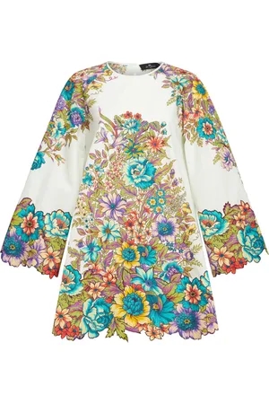 Etro Blommig miniklänning