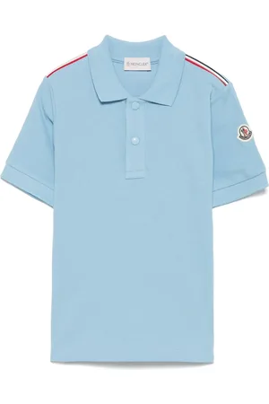 Moncler Pikétröja med randig kant