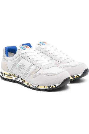 Premiata Låga sneakers med logotypmärke