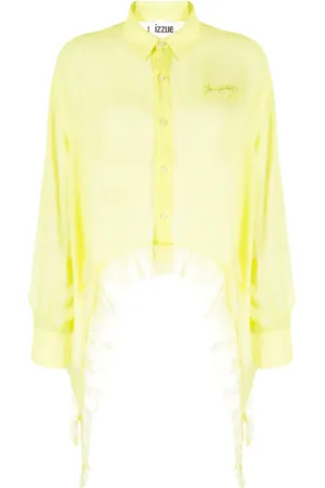 Izzue Transparent blus med logotyp