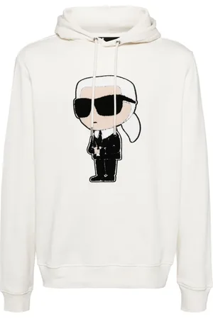 Karl Lagerfeld Hoodie med märke