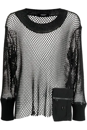 UNDERCOVER Sweatshirt med meshdetalj