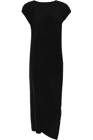 Issey Miyake Vigor Pleats Solid maxiklänning