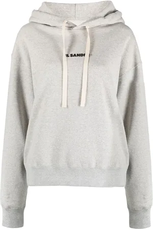 Jil Sander Huvtröja med logotyp