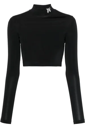 Palm Angels Croptop med broderad logotyp