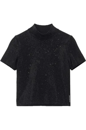 Alexander Wang Hotfix topp med strass