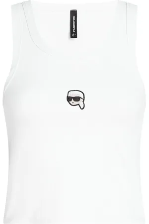 Karl Lagerfeld Ikon croppad pyjamastopp