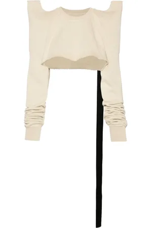 Rick Owens Sweatshirt med strukturerad axel