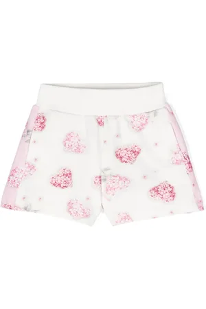 MONNALISA Blommiga hjärtmönstrade shorts