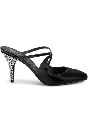 Giuseppe Zanotti Marthe lädersandaler med strass