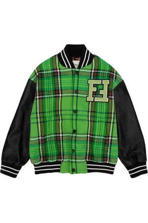 Fendi Rutig bomberjacka