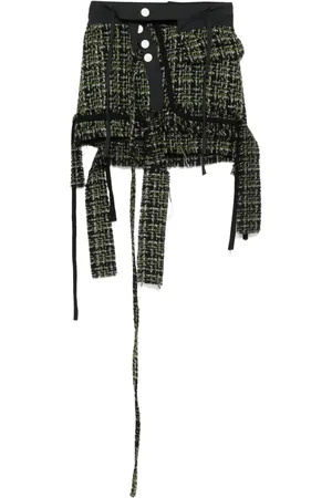 OTTOLINGER Asymmetrisk jeanskjol i minimodell