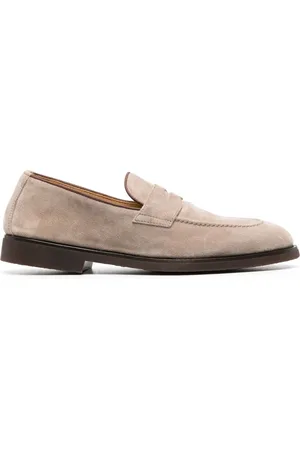 Brunello Cucinelli Loafers i kalvmocka