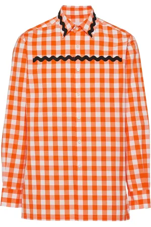 Prada Ginghamrutig skjorta