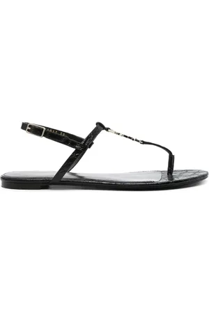Saint Laurent Cassandra sandaler med öppen tå