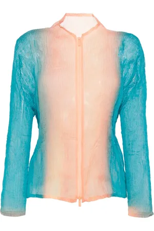 Issey Miyake Plisserad blus