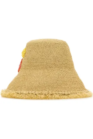 Prada Hatt med broderad logotyp