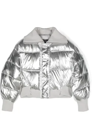 MONNALISA Bomberjacka med metallisk finish