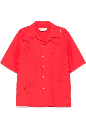 Marni Skjorta med broderad logotyp