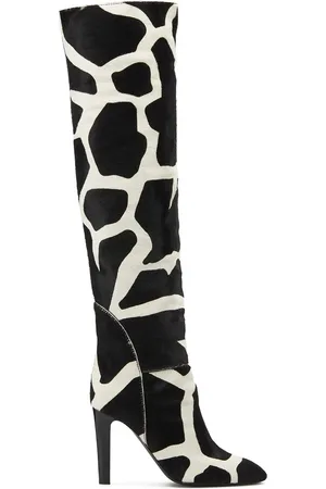 Giuseppe Zanotti Giraffmönstrade stövlar