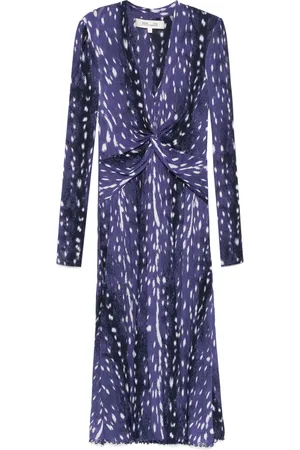 Diane von Furstenberg Burton midiklänning