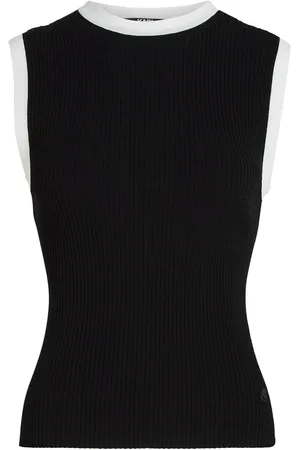 Karl Lagerfeld Ribbstickat linne