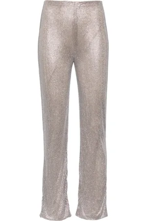 GIUSEPPE DI MORABITO Raka byxor med strass