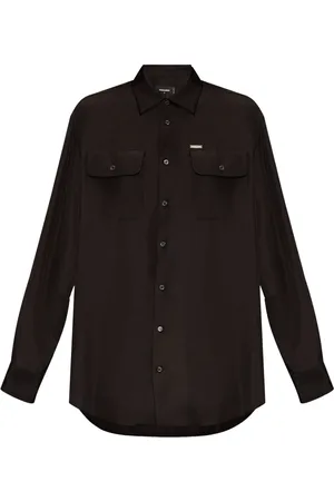 Dsquared2 Sidenskjorta med knappar