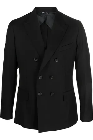 REVERES 1949 Dubbelknäppt blazer med trubbiga slag