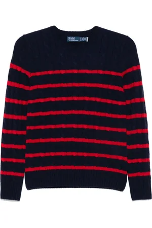 Ralph Lauren Randig kabelstickad tröja
