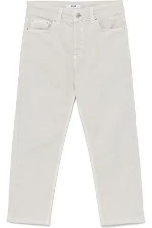 Msgm Jeans med broderad logotyp