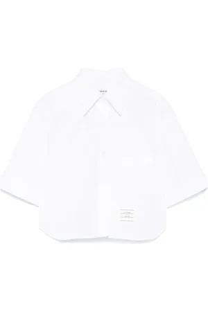Thom Browne Kort poplinskjorta